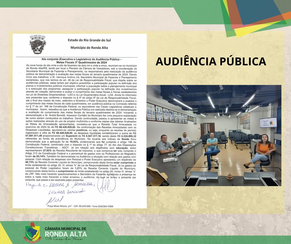 Audiência Publica