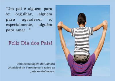 Feliz Dia dos Pais