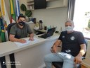Mudança de sede do legislativo foi objeto de reunião com o executivo municipal. Mudança de sede do legislativo foi objeto de reunião com o executivo municipal.