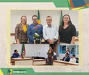 Presidente do Poder Legislativo da as boas vindas ao novo Juiz Dr. Neimar Pedro Kaibers Presidente do Poder Legislativo da as boas vindas ao novo Juiz Dr. Neimar Pedro Kaibers