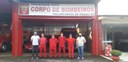 Professor Juliano visitou sede dos Bombeiros Voluntários de Marau Professor Juliano visitou sede dos Bombeiros Voluntários de Marau